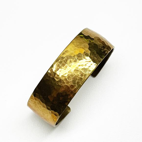 MRC Navajo Myles Roy Calladitto Hammered Cuff Bracelet - Picture 2 of 7